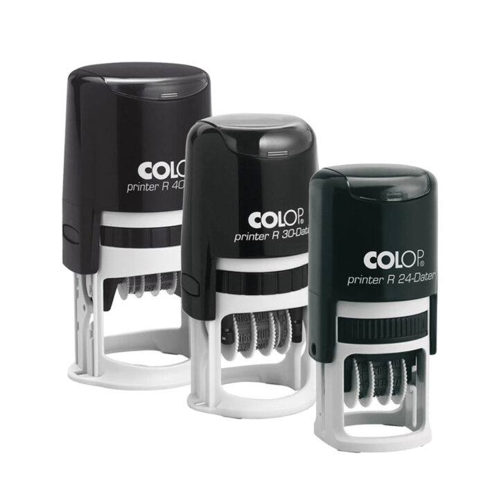 Colop Printer Self-Inking Date Stamps - Circular