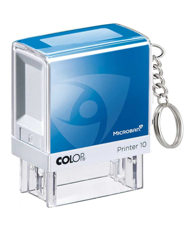 Colop Printer 10 Self-Inking Stamp With Keyring