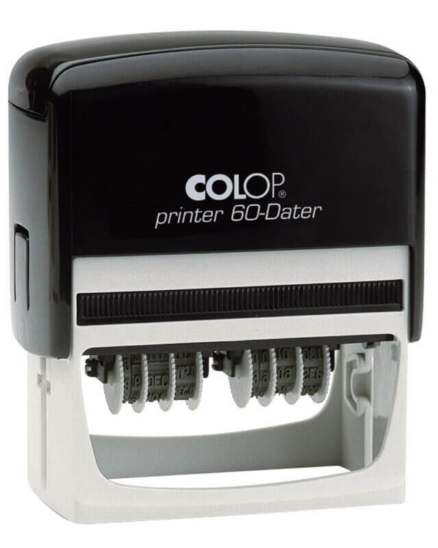 Colop Printer Self-Inking Double Date Stamp