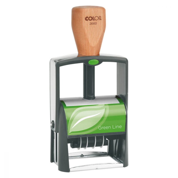 Colop Eco Green Line - Heavy Duty Self-Inking Date Stamp