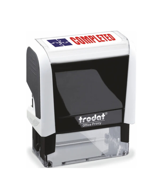 Trodat Office Printy Self-Inking Stamp – COMPLETED