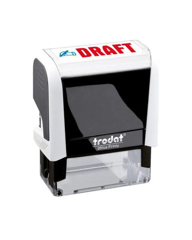 Trodat Office Printy Self-Inking Stamp – DRAFT