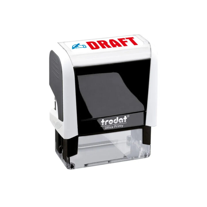 Trodat Office Printy Self-Inking Stamp - DRAFT