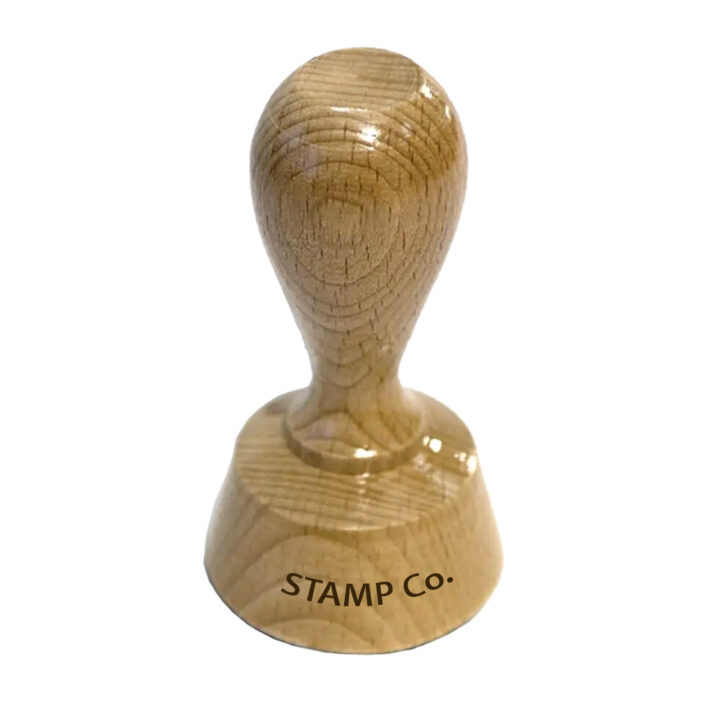 Rubber Stamps Wooden - Circular