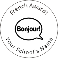 French Award 40x40mm