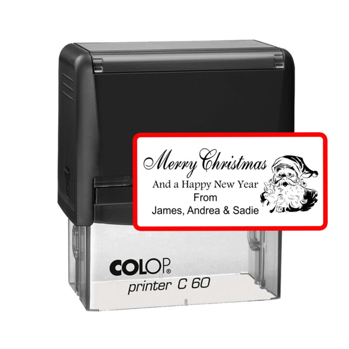 Christmas Stamp – Santa Calus Design – Colop Printer 60