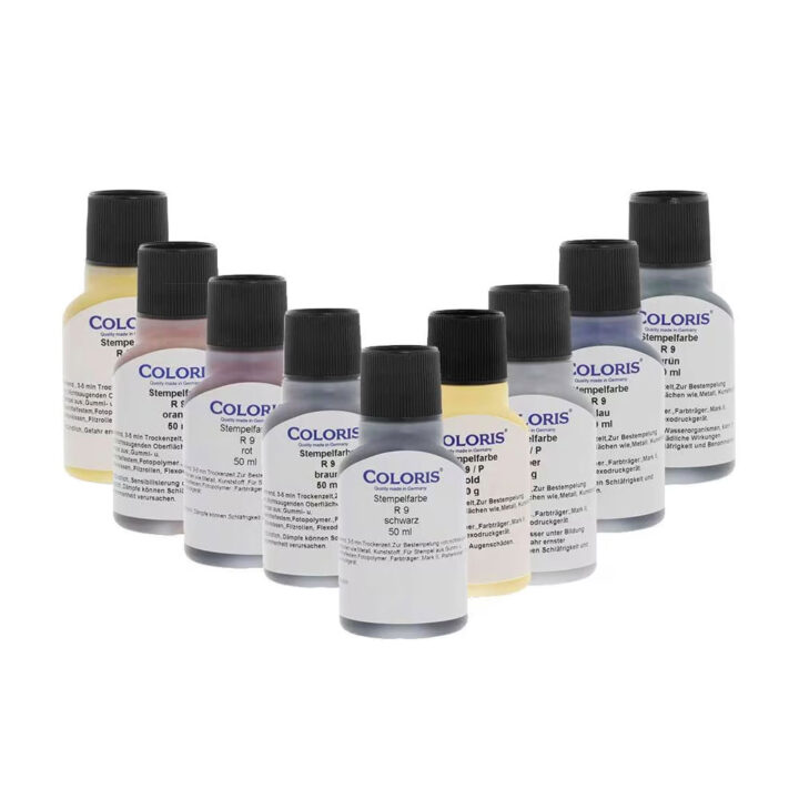 Coloris Quick Drying Ink for Wood, Plastic and Metal